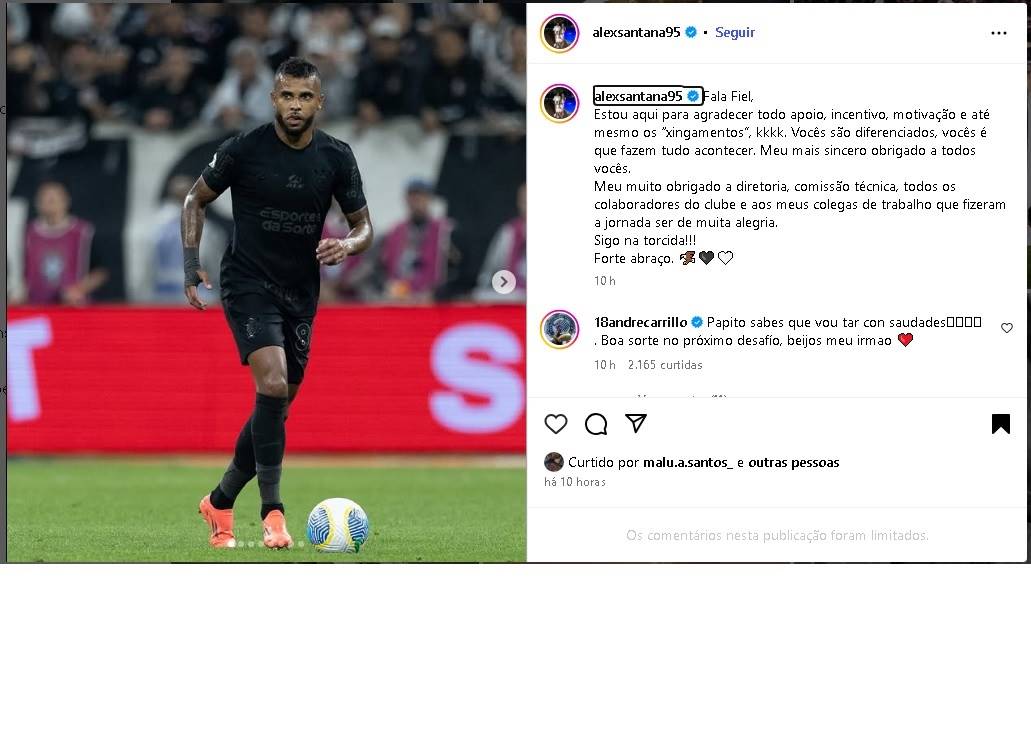 Foto: Reproduo / Instagram @alexsantana95