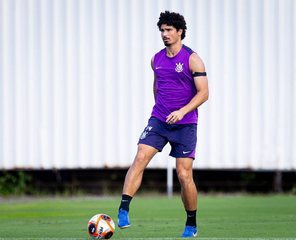 Andre Ramalho no treino do Corinthians foto: Rodrigo Coca/Ag Corinthians