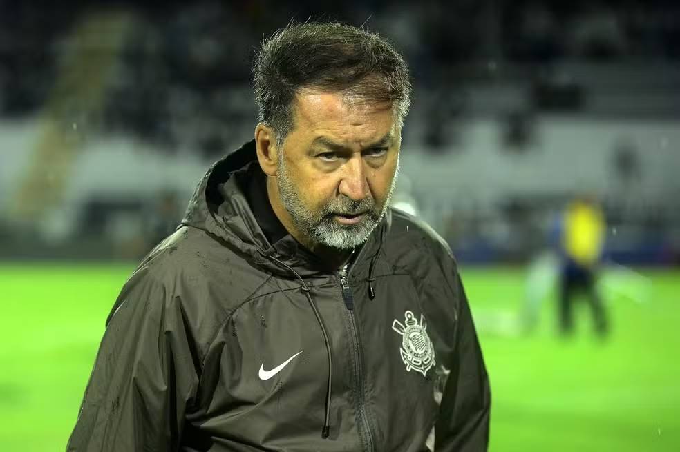 Augusto Melo, presidente do Corinthians  Foto: Marcos Ribolli