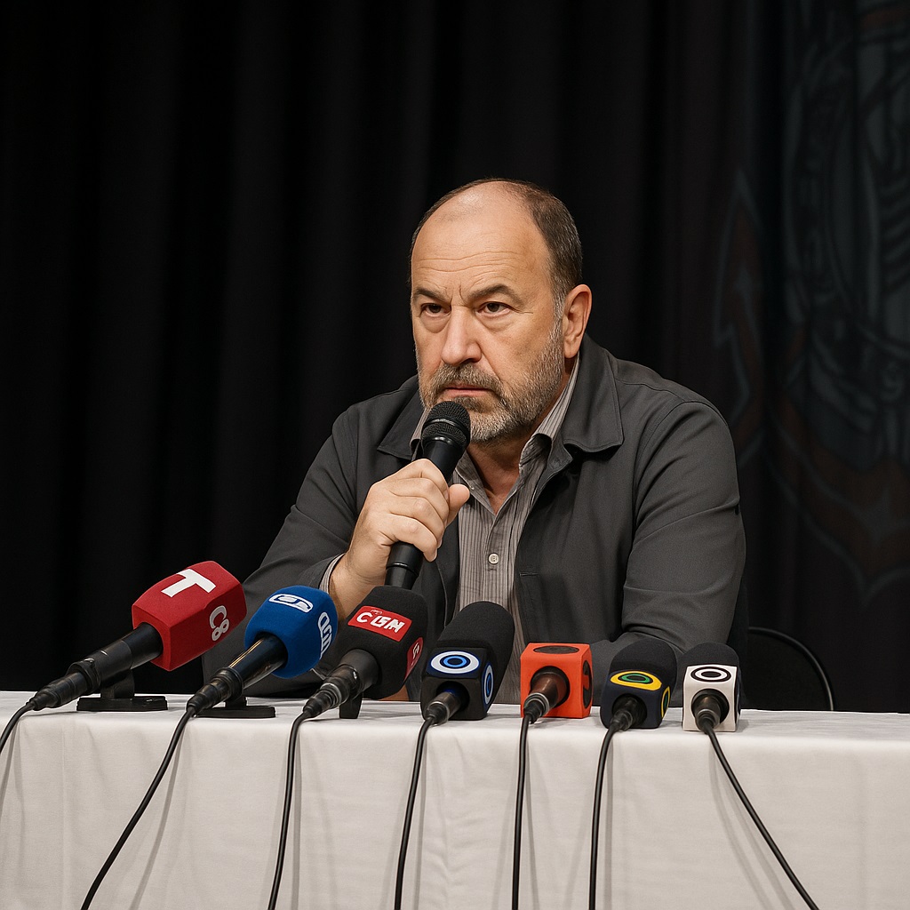 Augusto Melo fez um pronunciamento hoje pouco antes da votao 