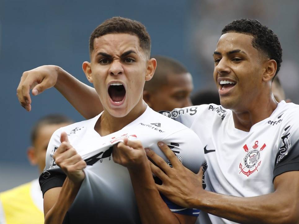 Bahia Comemorando o gol marcado  - Foto: Rodrigo Gazzanel/ Agncia Corinthians