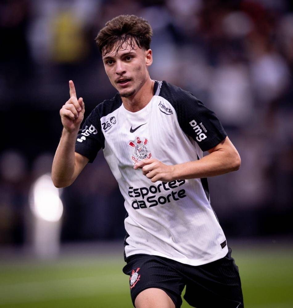 Breno Bidon comemora o gol - Foto: Rodrigo Coca/Ag�ncia Corinthians