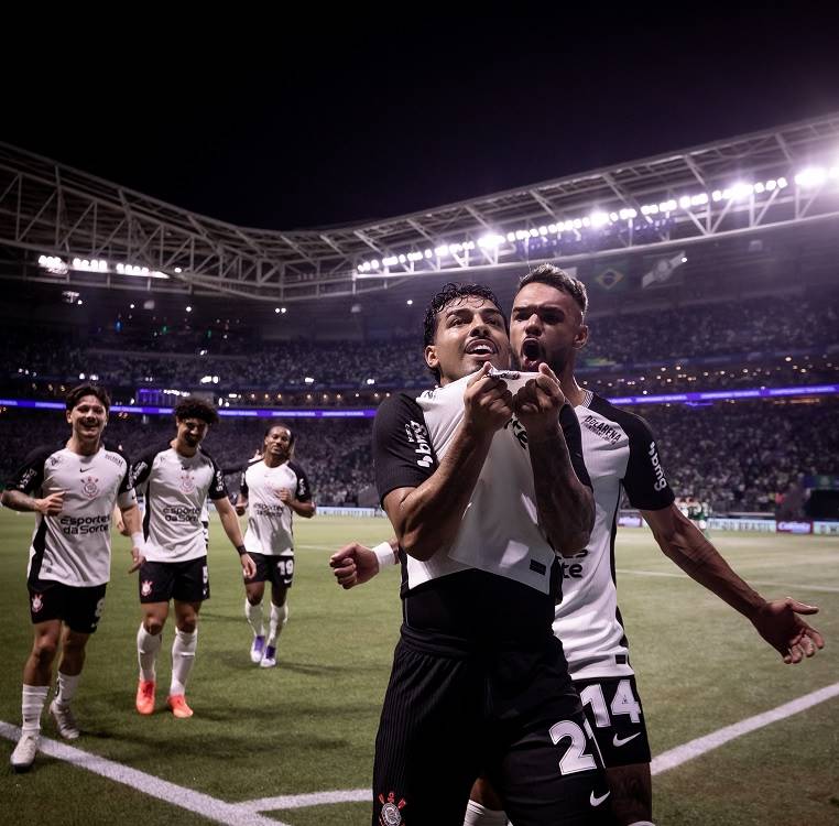 Bidu comemorando o gol  - Foto: Rodrigo Coca/ Agncia Corinthians