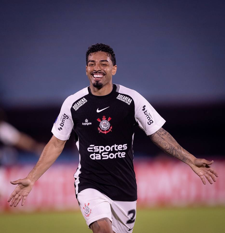 Matheus Bidu comemorando o gol - Fotos: Rodrigo Coca/Agncia Corinthians