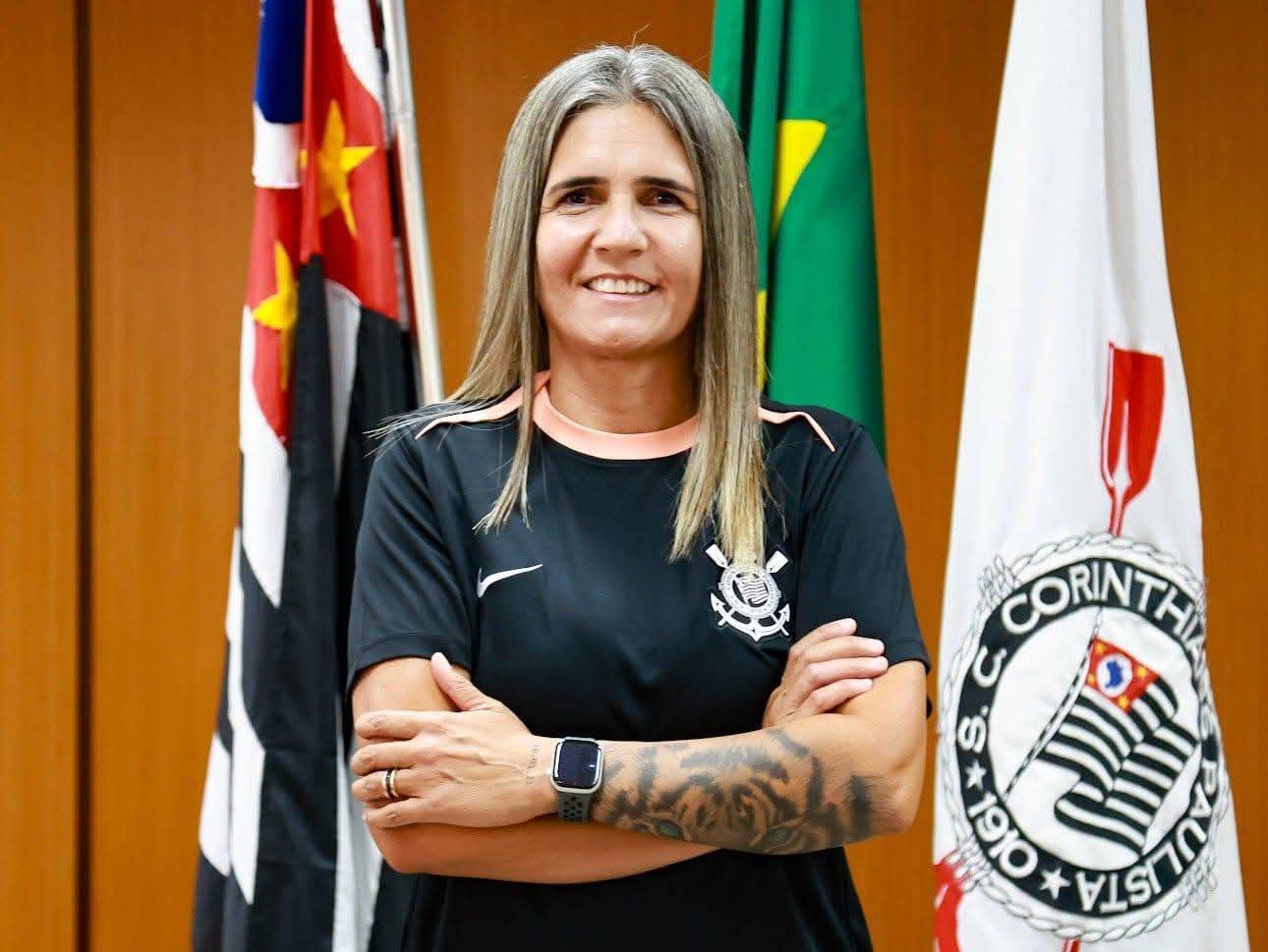 Nova treinadora do time de futebol feminino do Corinthians - Foto Rodrogo Gazanel/Ag�ncia Corinthians 