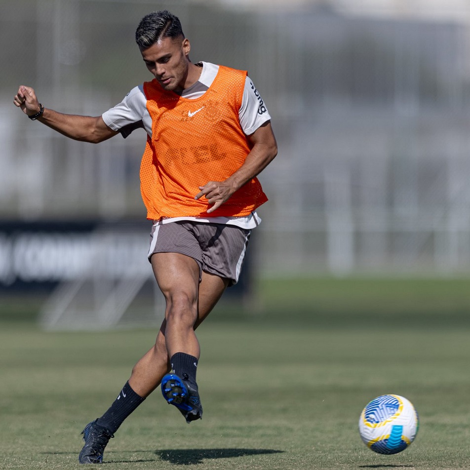 Fausto Vera em treino - Foto Rodrigo Coca/AG Corinthians