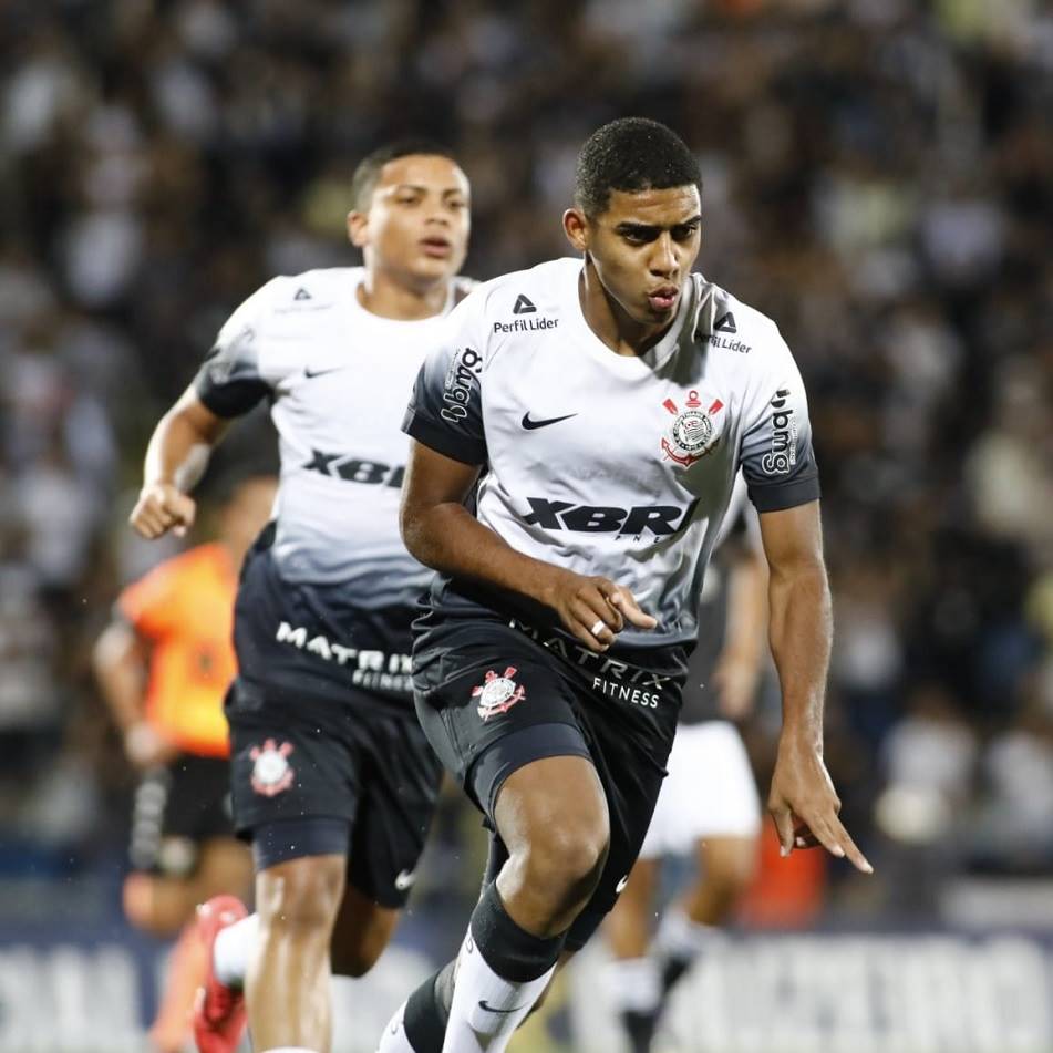 Gui Negao comemorando o seu primeiro gol na Copinha - Foto: Rodrigo Gazzanel/Agncia Corinthians