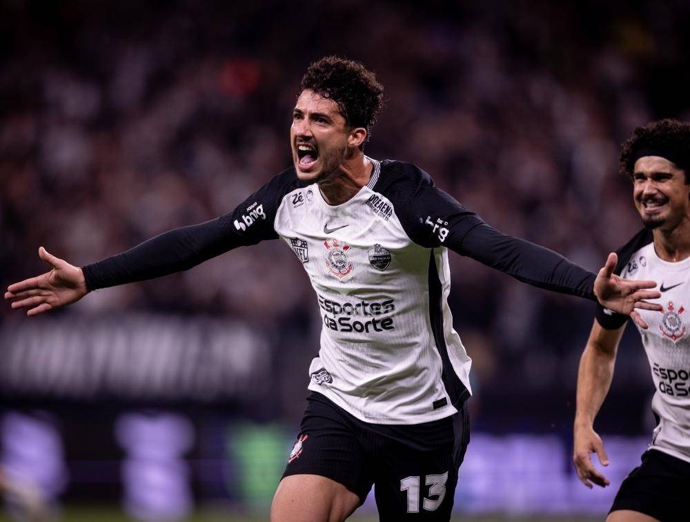 Gustavo Henrique comemorando o gol - Foto: Rodrigo Coca/Agncia Corinthians 