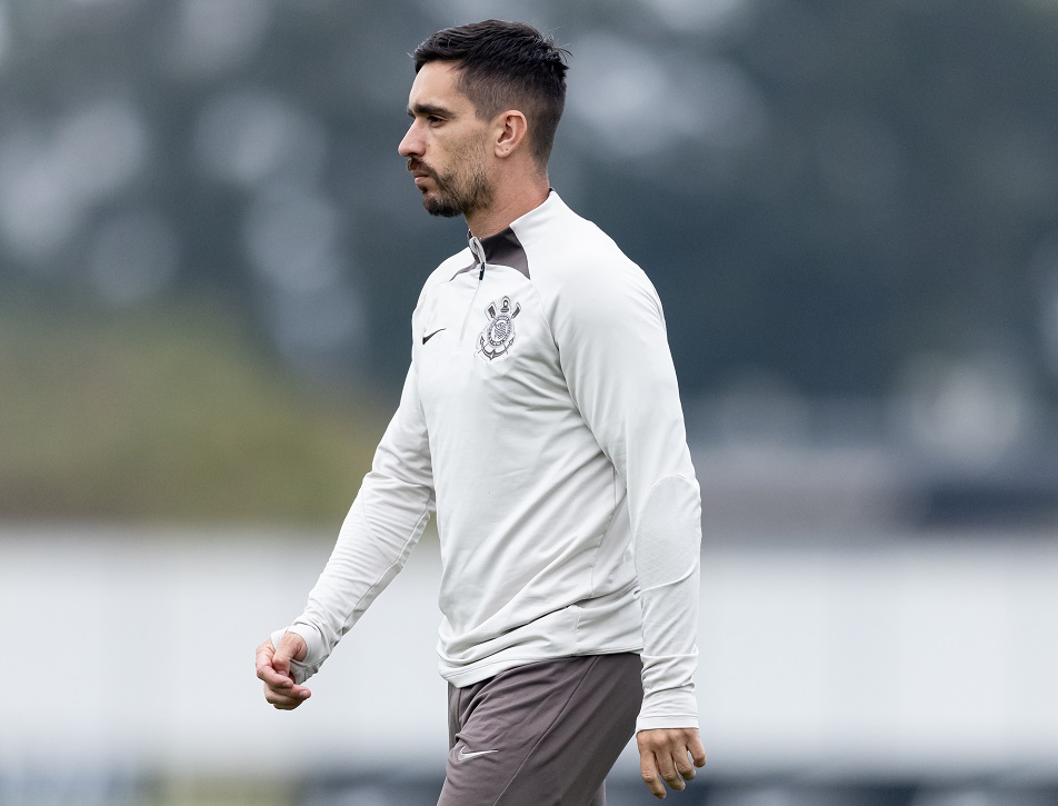 Igor Coronado em treino do Corinthians  Foto: Rodrigo Coca/AG Corinthians