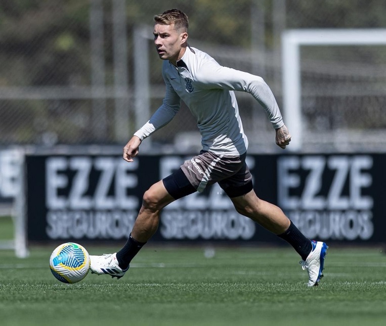 Pedro Henrique em treino do Corinthians Foto: Rodrigo Coca/AG Corinthians