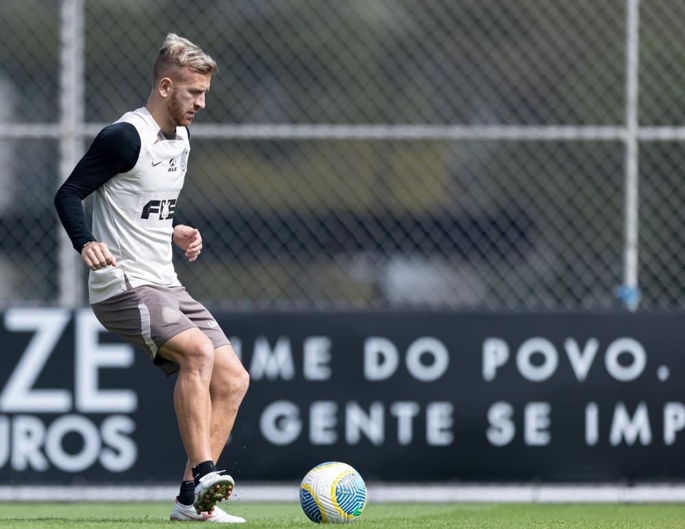 Pedro henrique em treino - Foto Rodrigo Coca/AG Corinthians