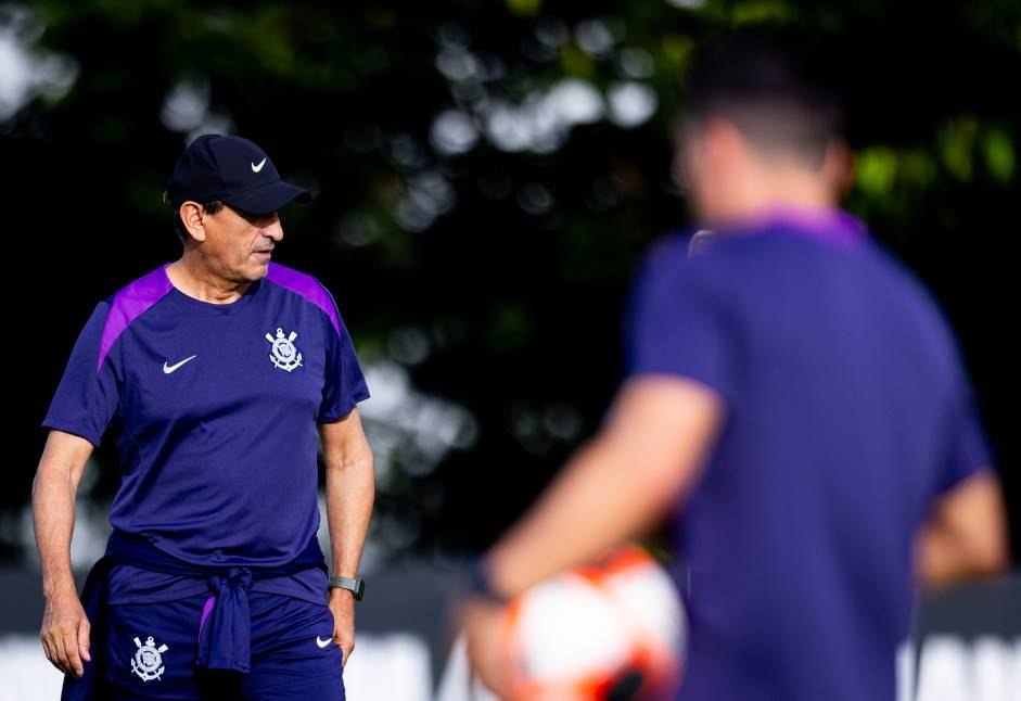 Ramon Diaz em Treino do Corinthians - Foto: Rodrigo Coca/Ag Corinthians