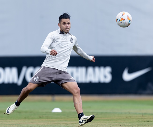 Romero em treino do Corinthians  Foto: Rodrigo Coca/Agncia Corinthians