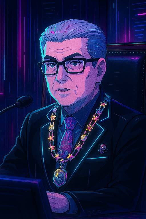 Roque Citadini no Tribunal de Contas do Estado  Foto: Verso Anime por IA