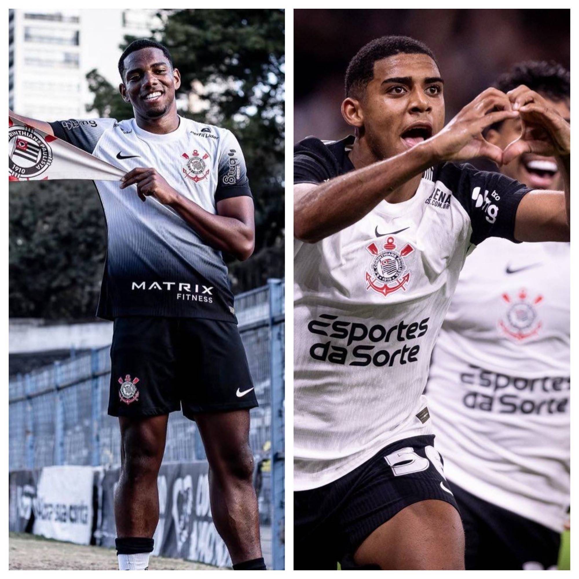 Tubaro na primeira Foto e Gui nego - Foto Agncia Corinthians